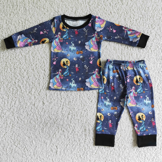 BLP0020 Halloween Cartoon Boys Pajamas