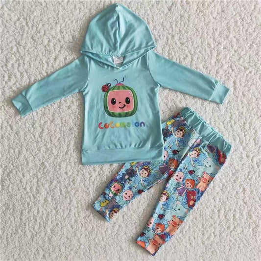 Long Sleeve Cute Cartoon Hoodie Outfits