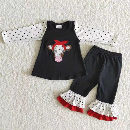 Embroider Cow Outfits