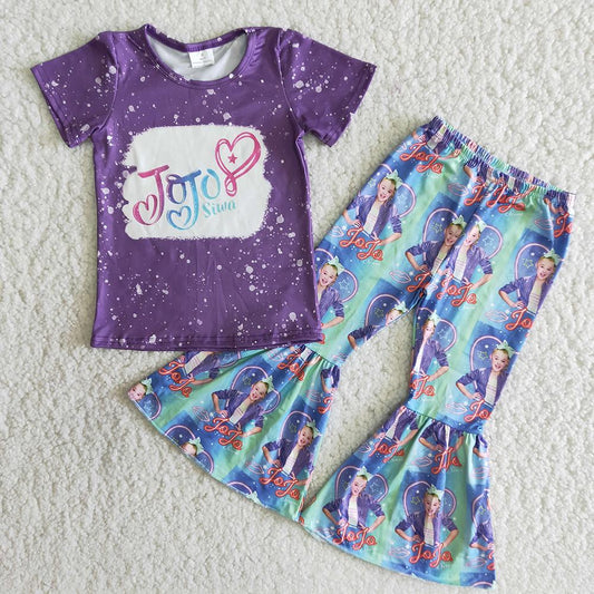 B9-23 $2.99 Purple Baby Girls Cool Jo Outfits