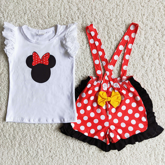 Cartoon Summer 2 PCS Casual Overalls