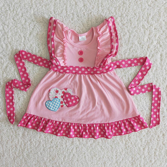 Valentine Pink Lovely Casual Dress